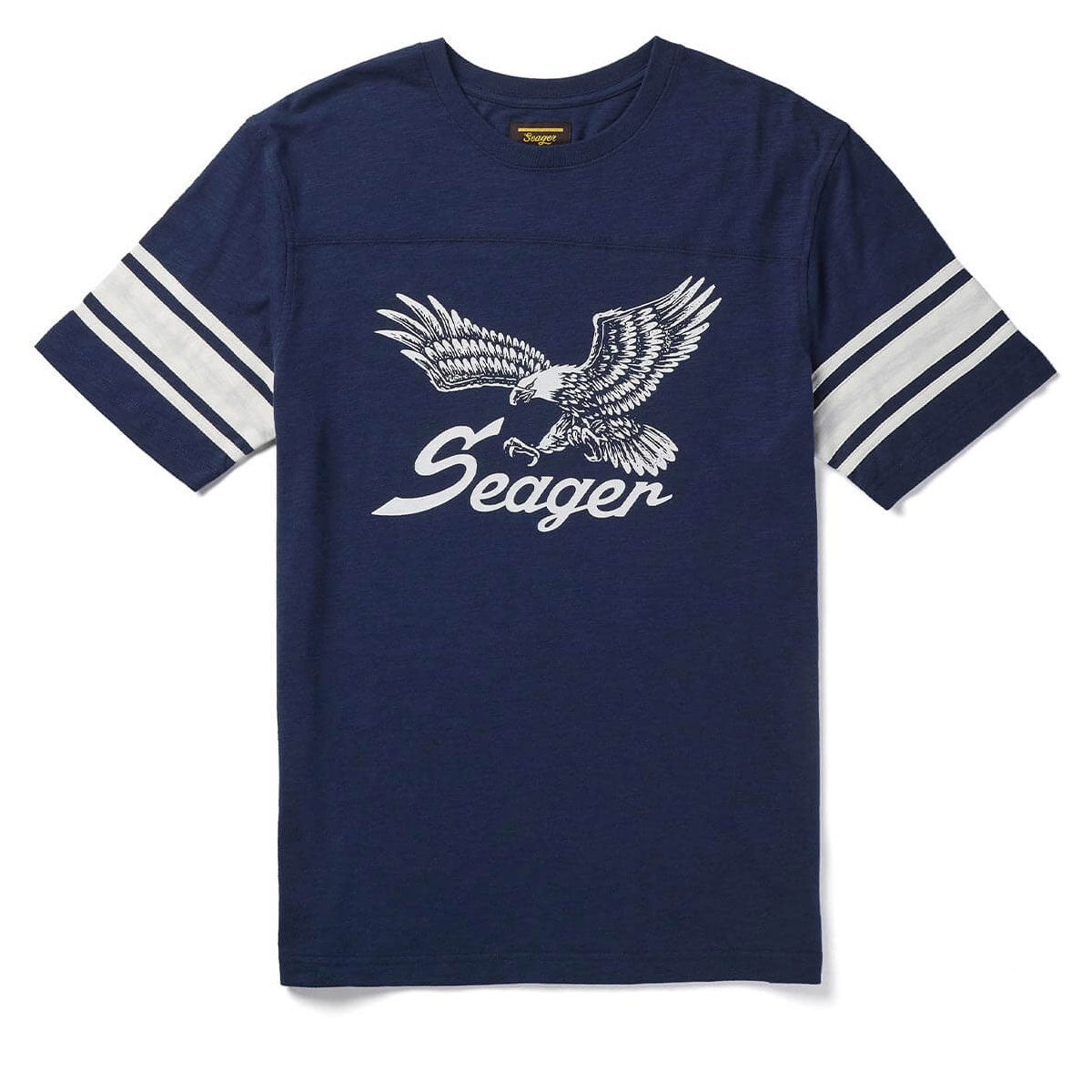 Seager Riggins Crew T-Shirt - Navy image 1