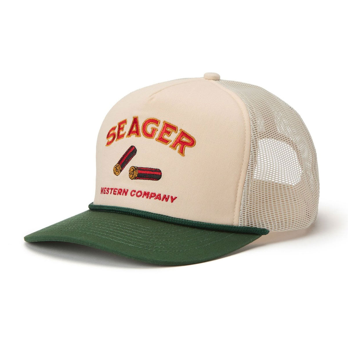 Seager Gone Huntin' Snapback Hat - Cream/Green image 1