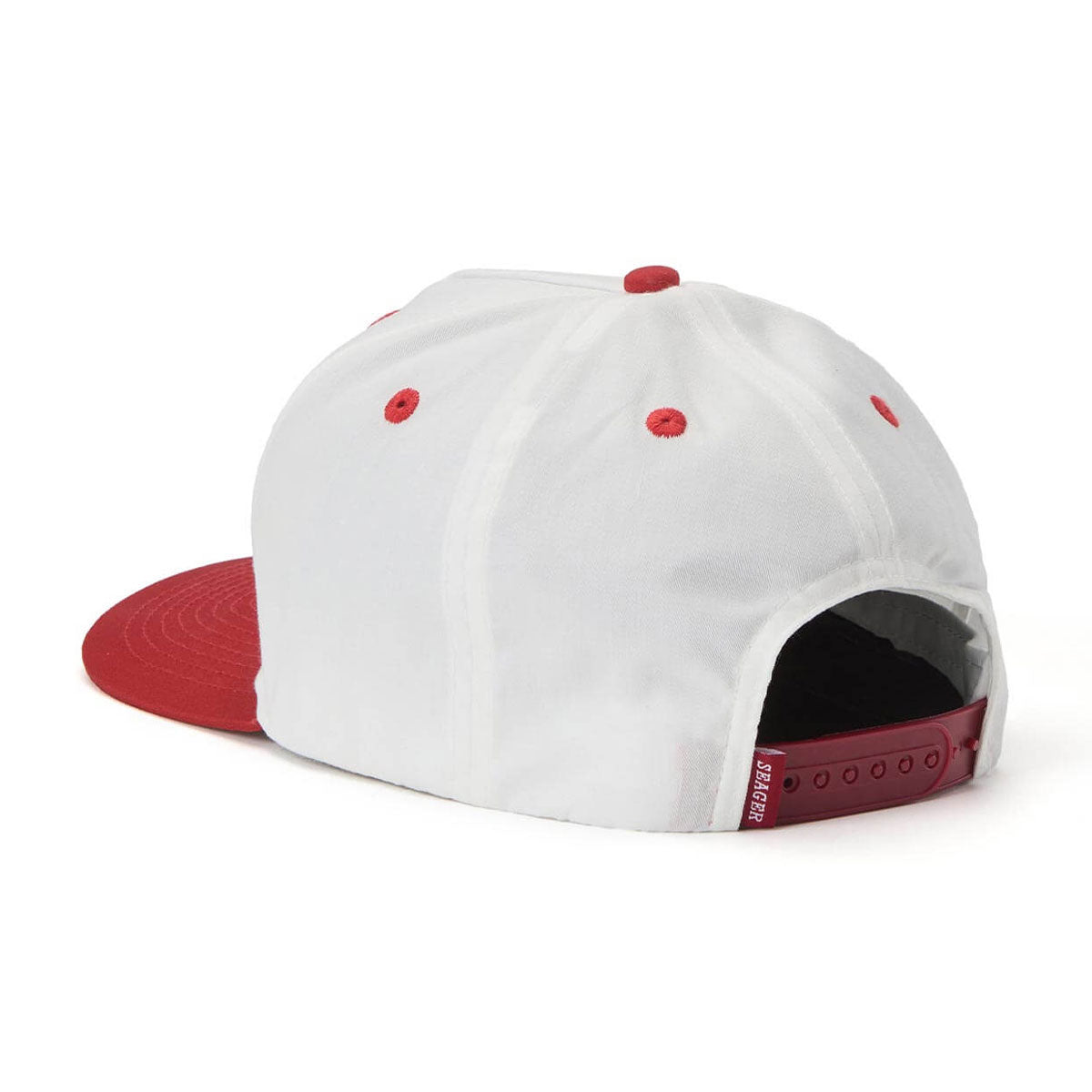 Seager Bradley Snapback Hat - White/Red image 2