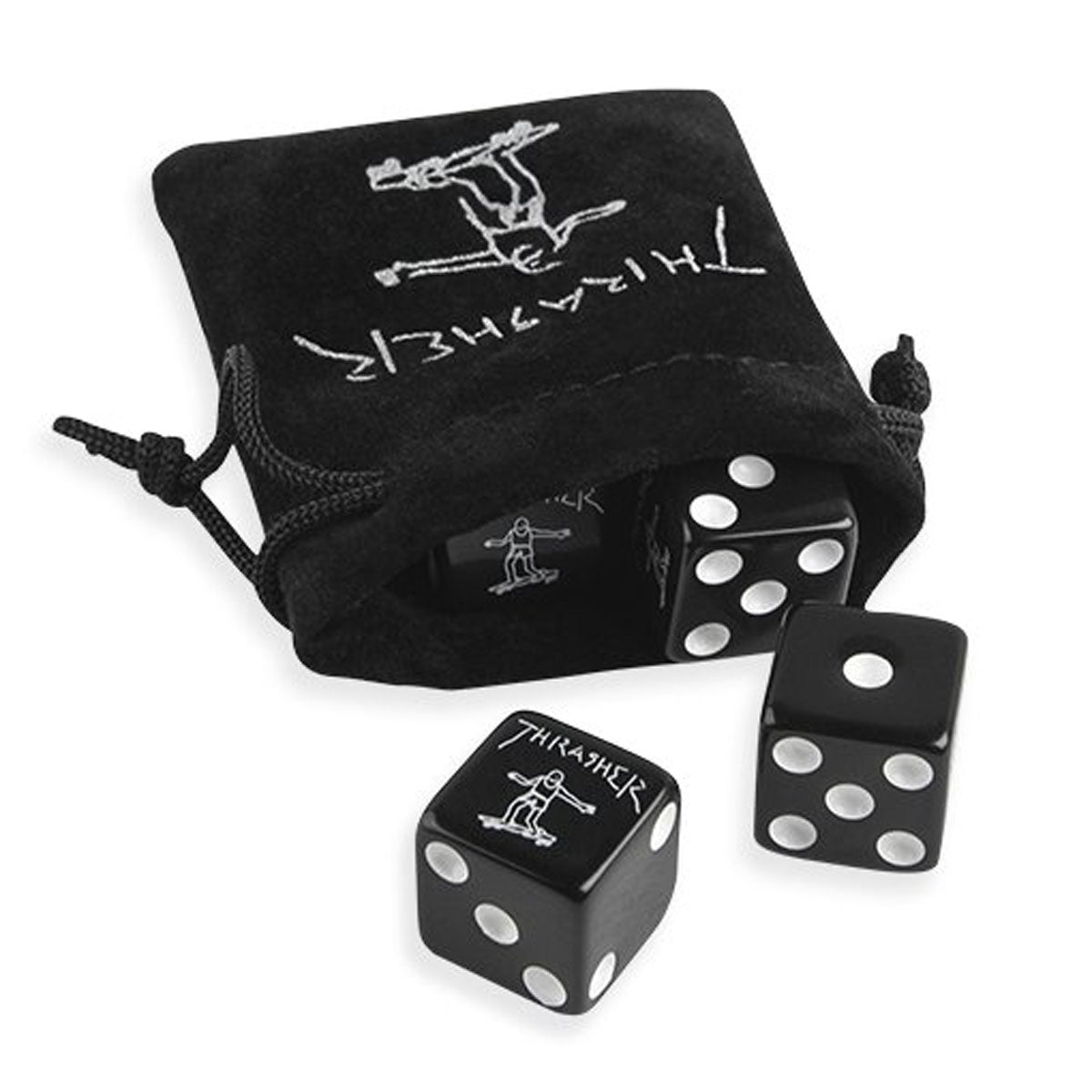 Thrasher Dice Set - Black image 1