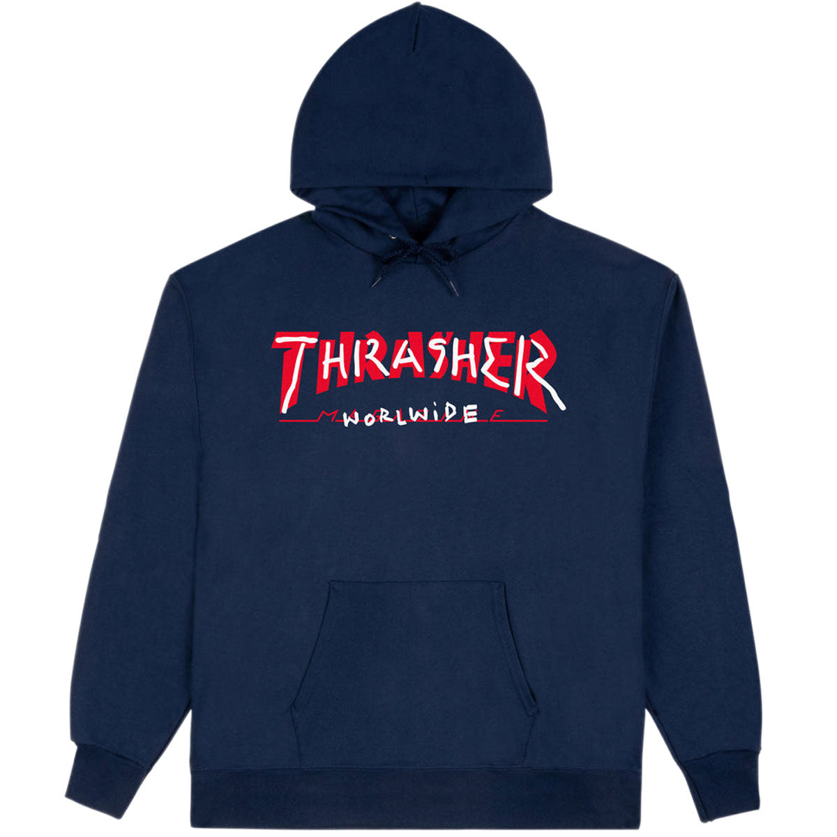 Thrasher Trademark Hoodie - Navy image 1