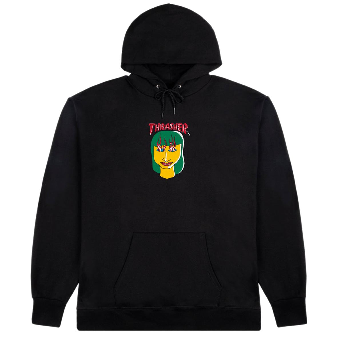 Thrasher Talk Shit By Gonz Hoodie - Black image 1