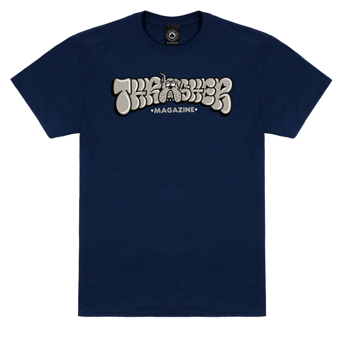 Thrasher Bully T-Shirt - Navy image 1