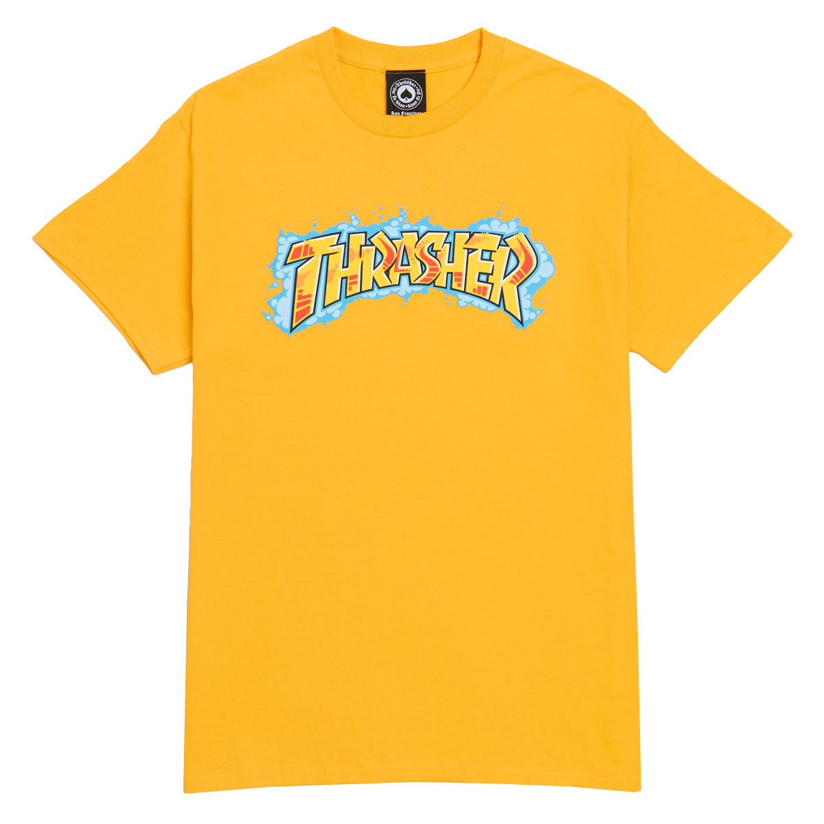 Thrasher Graff T-Shirt - Gold image 1