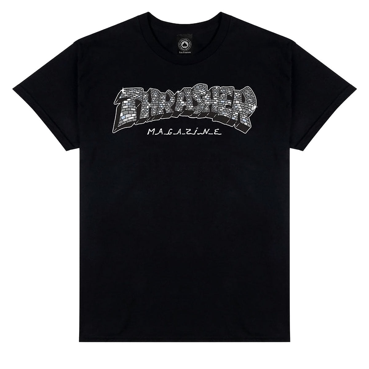 Thrasher Disco By Spanky T-Shirt - Black image 1