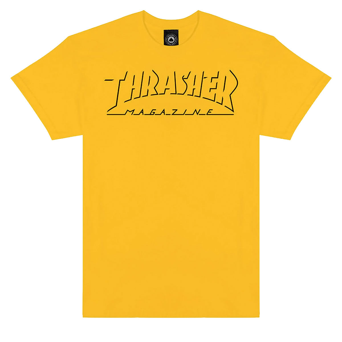 Thrasher Shadow Mag Logo T-Shirt - Gold image 1