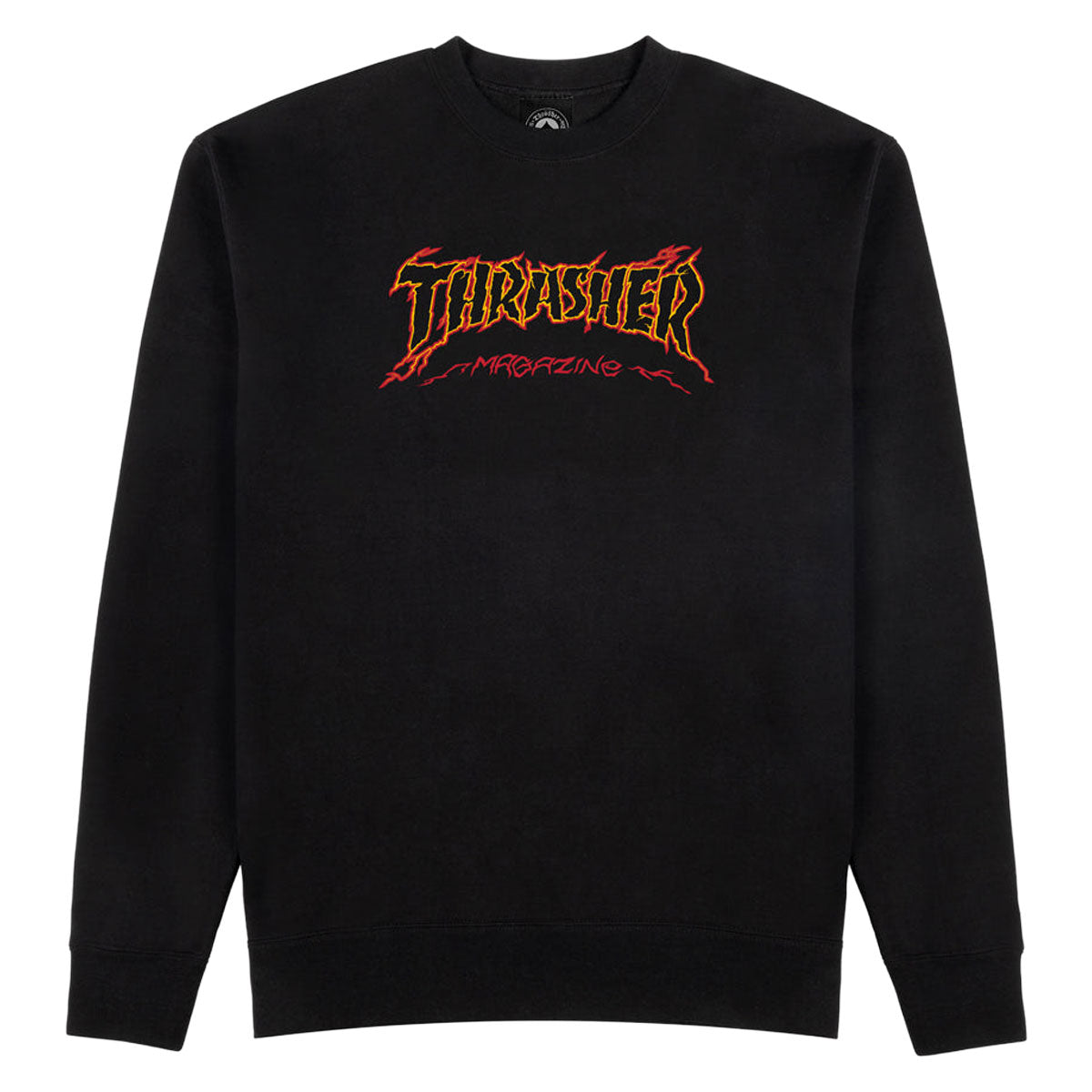 Thrasher Cracked By Exteenager Sweatshirt - Black image 1