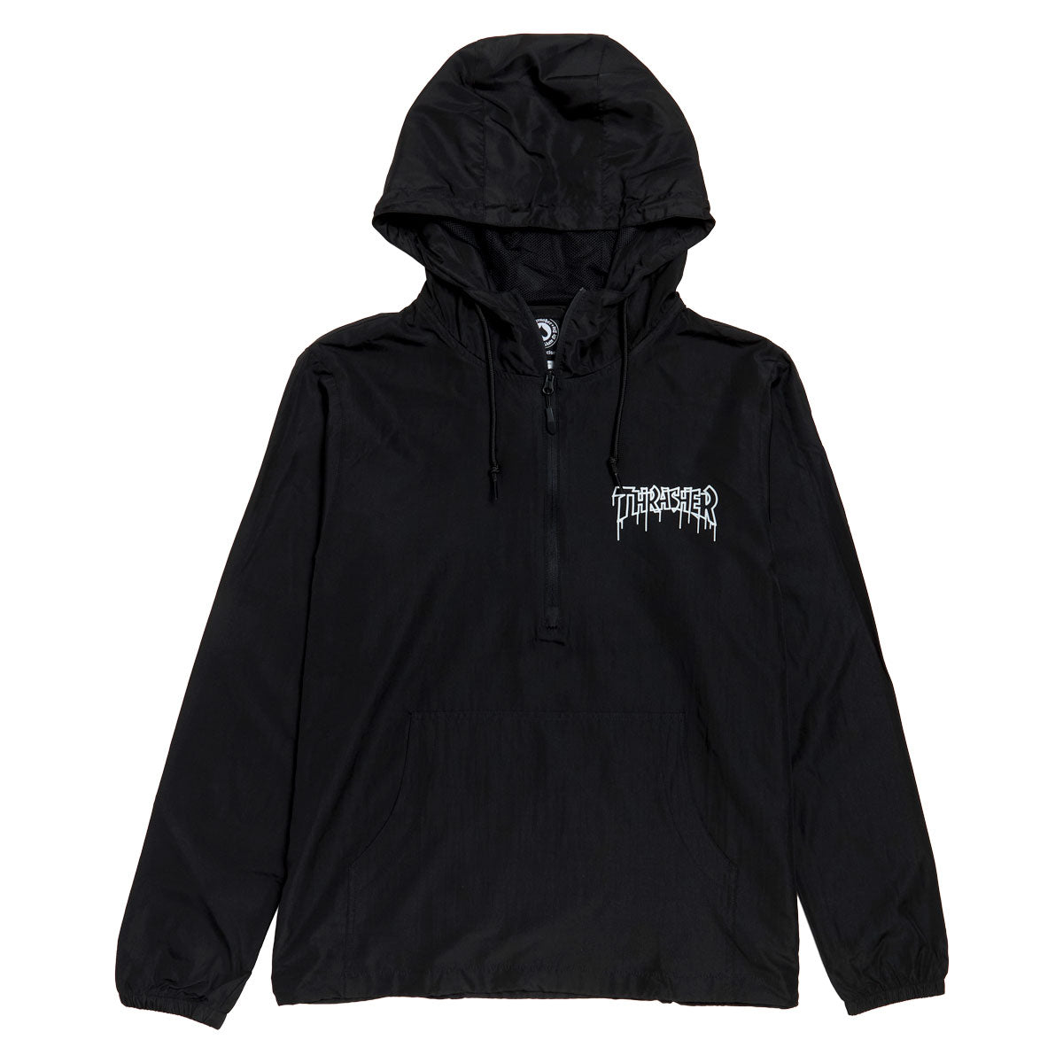 Thrasher One-Liner Anorak Jacket - Black image 1