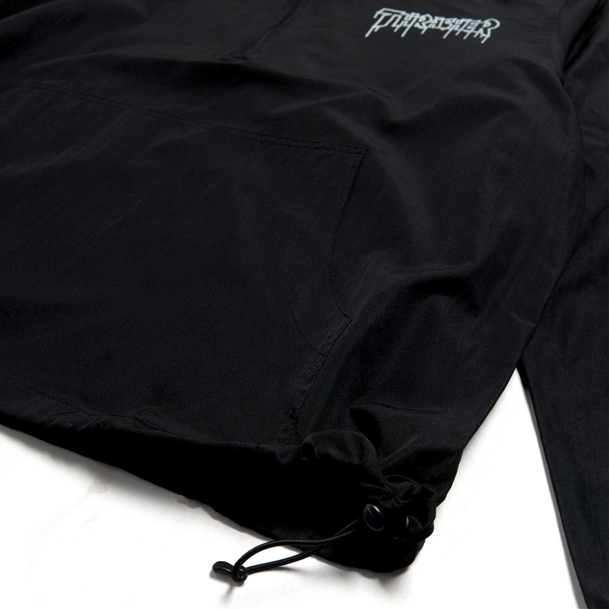 Thrasher One-Liner Anorak Jacket - Black image 3