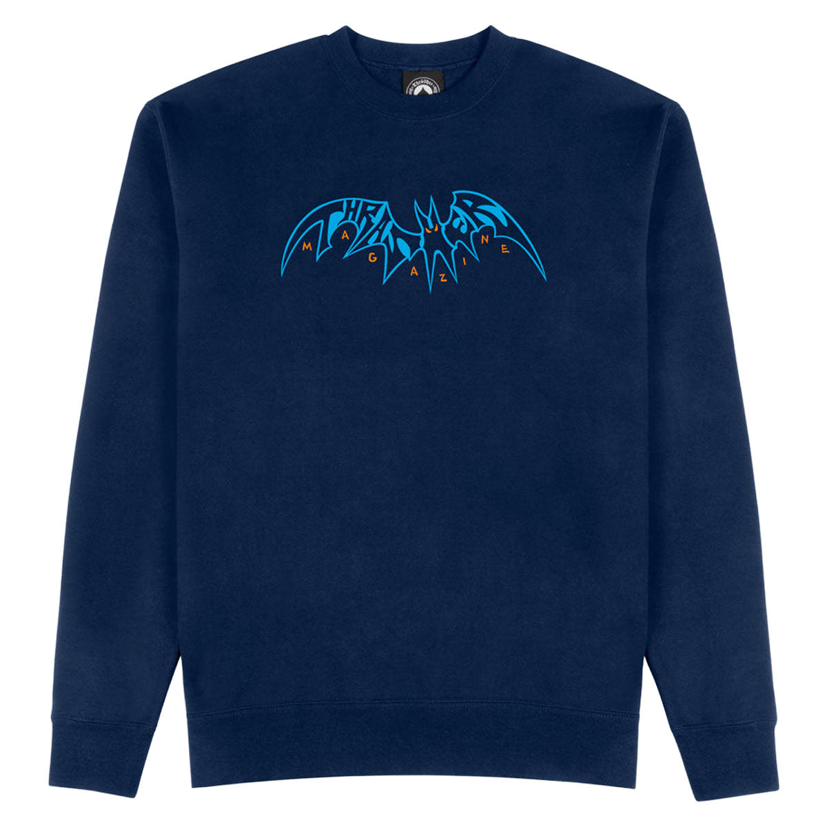 Thrasher Sky Rat By Neckface Sweatshirt - Navy image 1