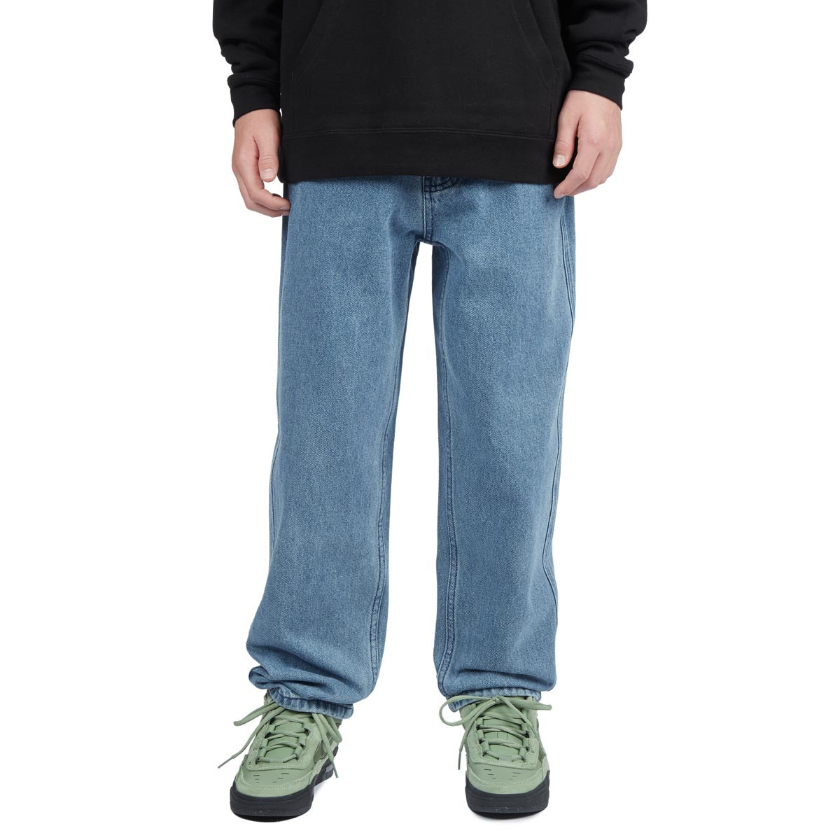 CCS Youth Baggy Taper Denim Jeans - Medium Blue image 1