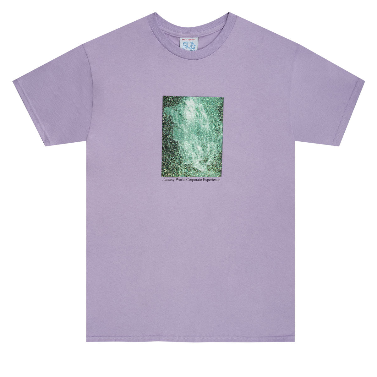 Sci-Fi Fantasy Waterfall T-Shirt - Orchid image 1