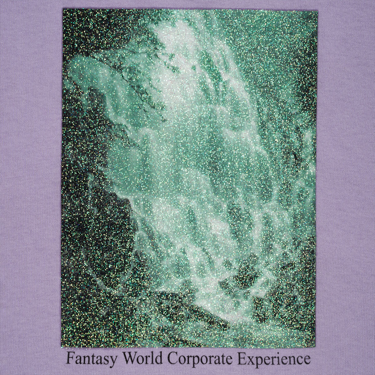 Sci-Fi Fantasy Waterfall T-Shirt - Orchid image 4