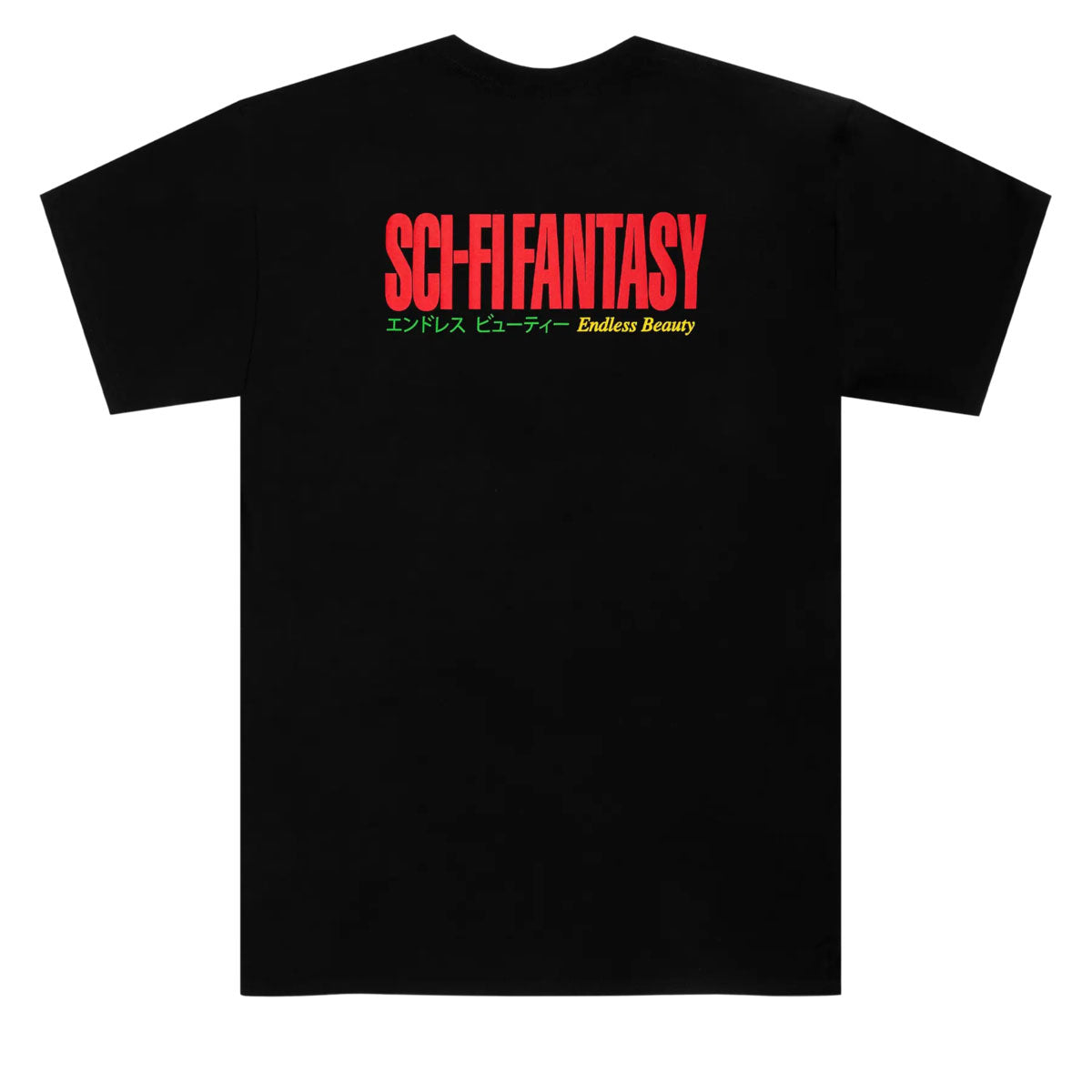 Sci-Fi Fantasy Endless Beauty T-Shirt - Black/Red image 2