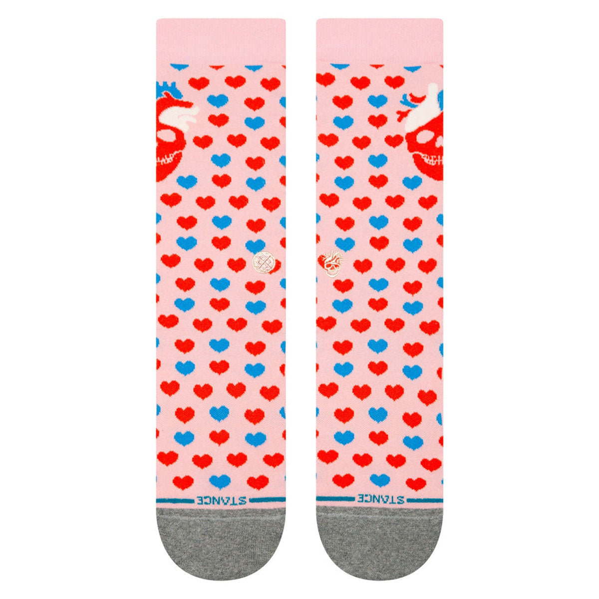 Stance Hearted Crew Socks - Pink image 2