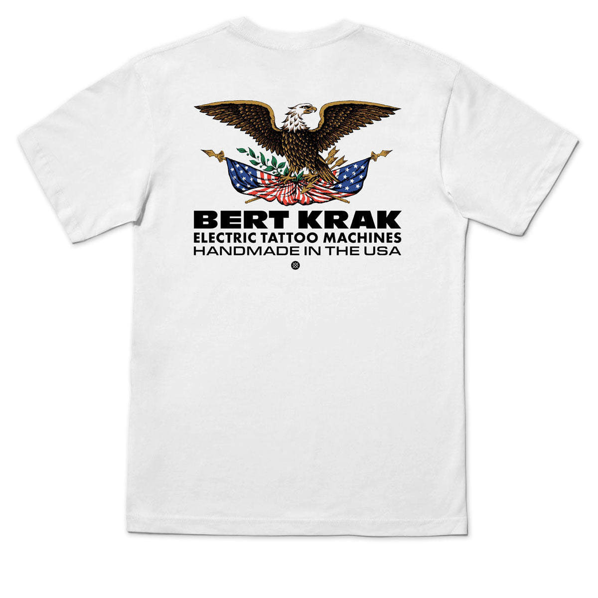 Stance Bert Krak Handmade T-Shirt - White image 1