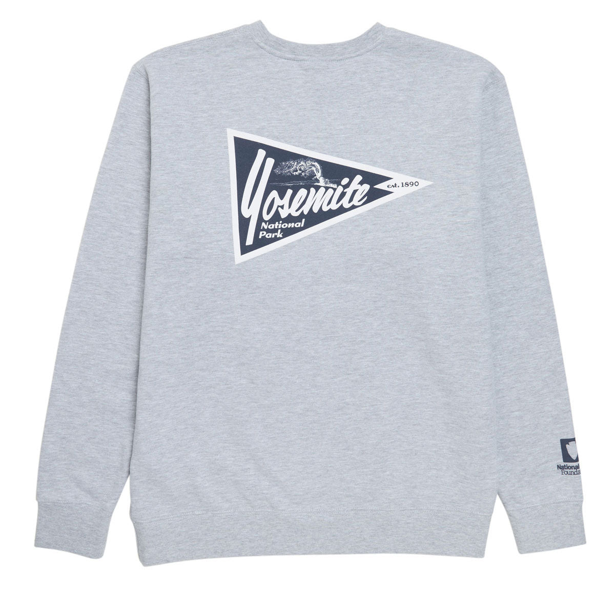 Stance National Parks Crew Sweatshirt - Heather Grey image 2