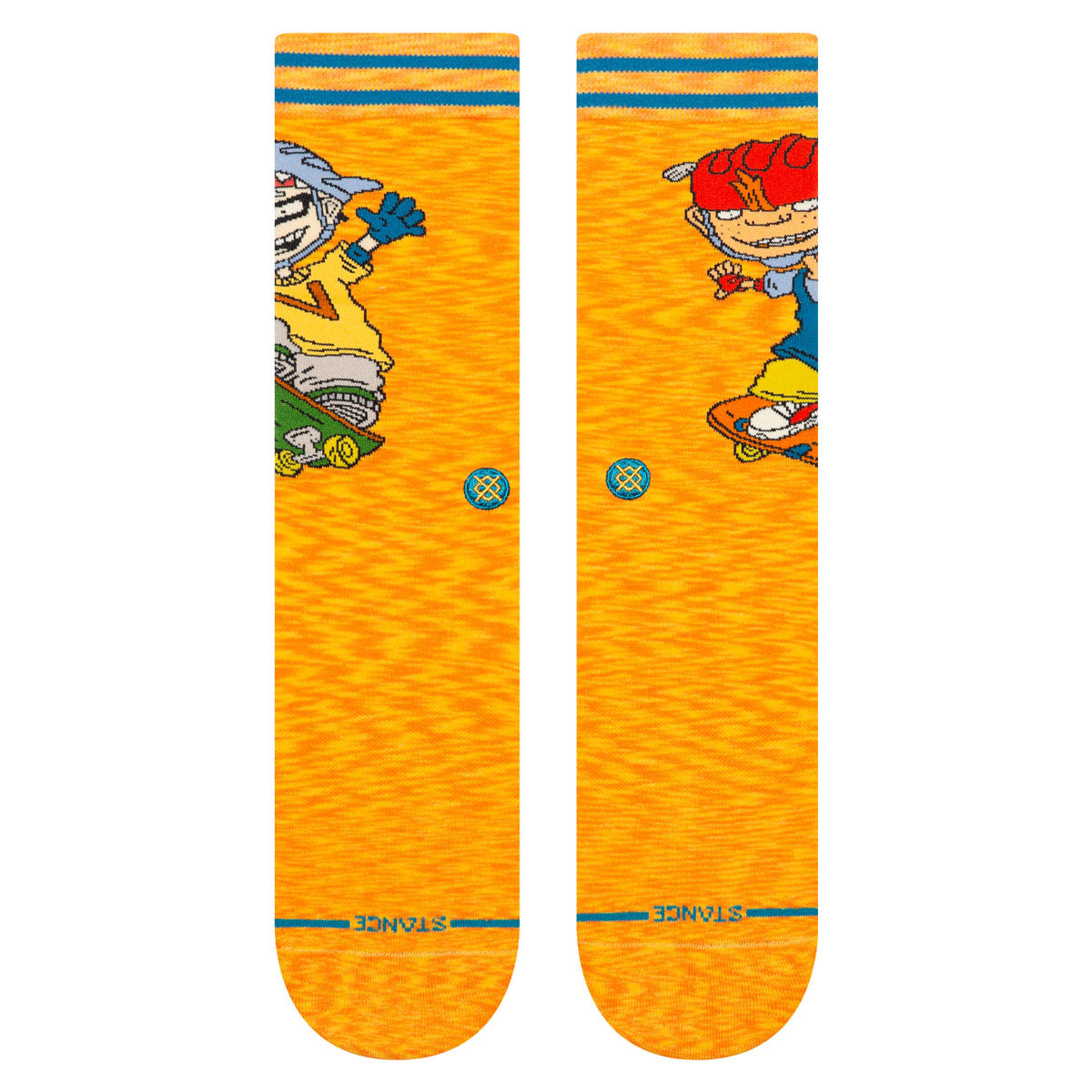 Stance Sam And Twister Crew Socks - Orange image 2