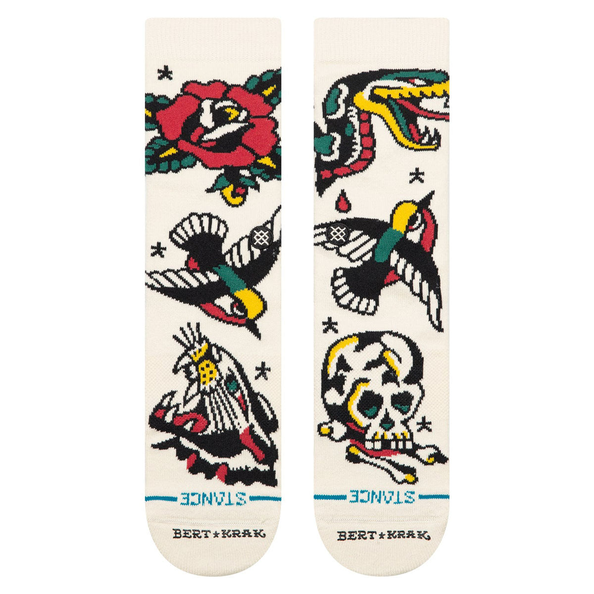 Stance Flash Crew Socks - Canvas image 2