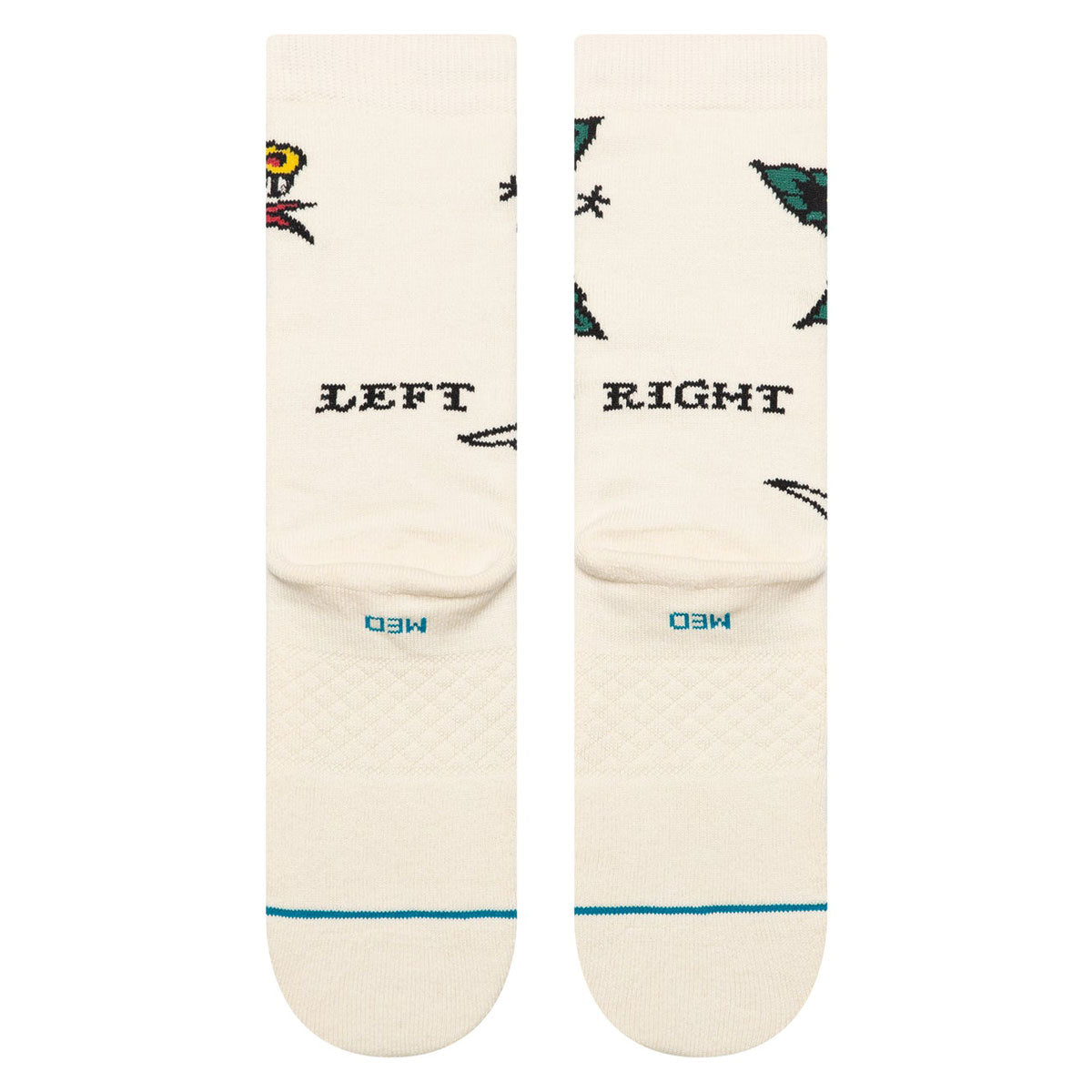 Stance Flash Crew Socks - Canvas image 3
