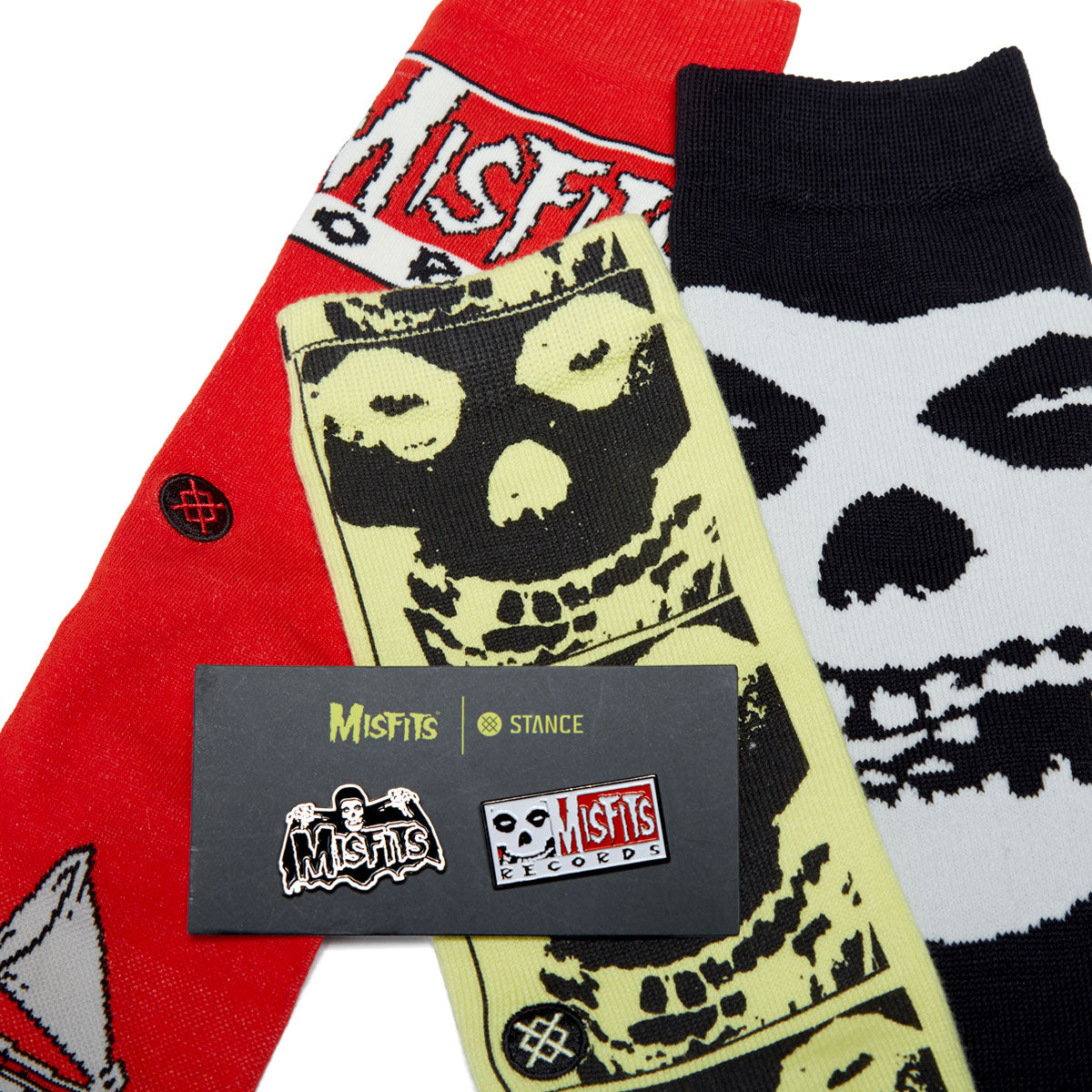 Stance x Misfits Box Set Of Socks - Black/Black image 4