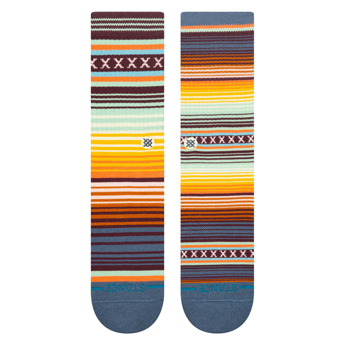 Stance Curren St Crew Socks - Sea Blue image 2