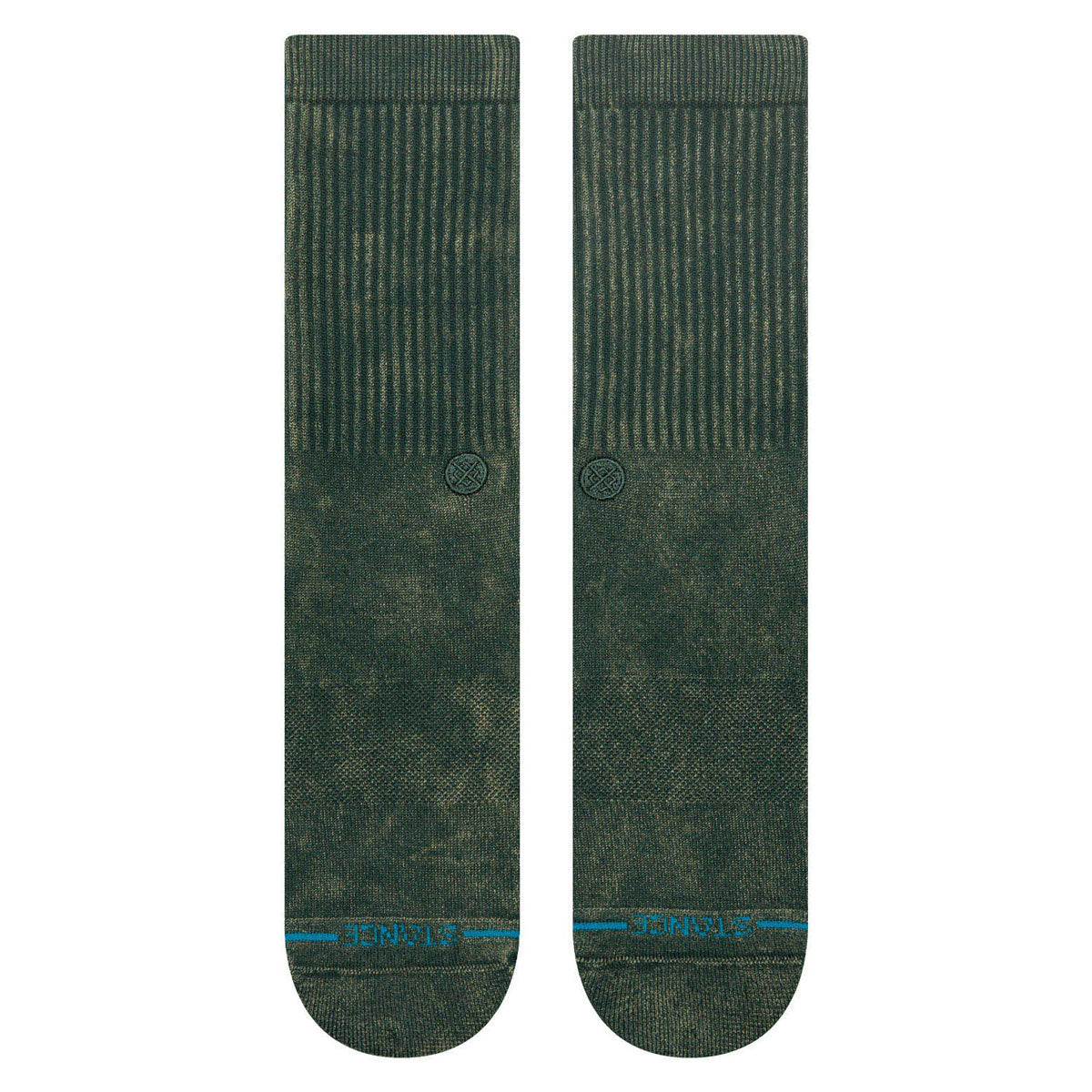 Stance Icon Dyed Crew Socks - Pine image 2