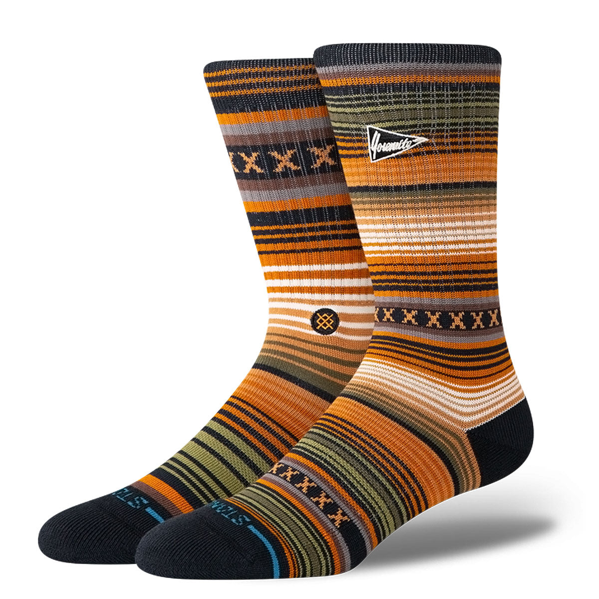 Stance Curren Parks Crew Socks - Spice image 1