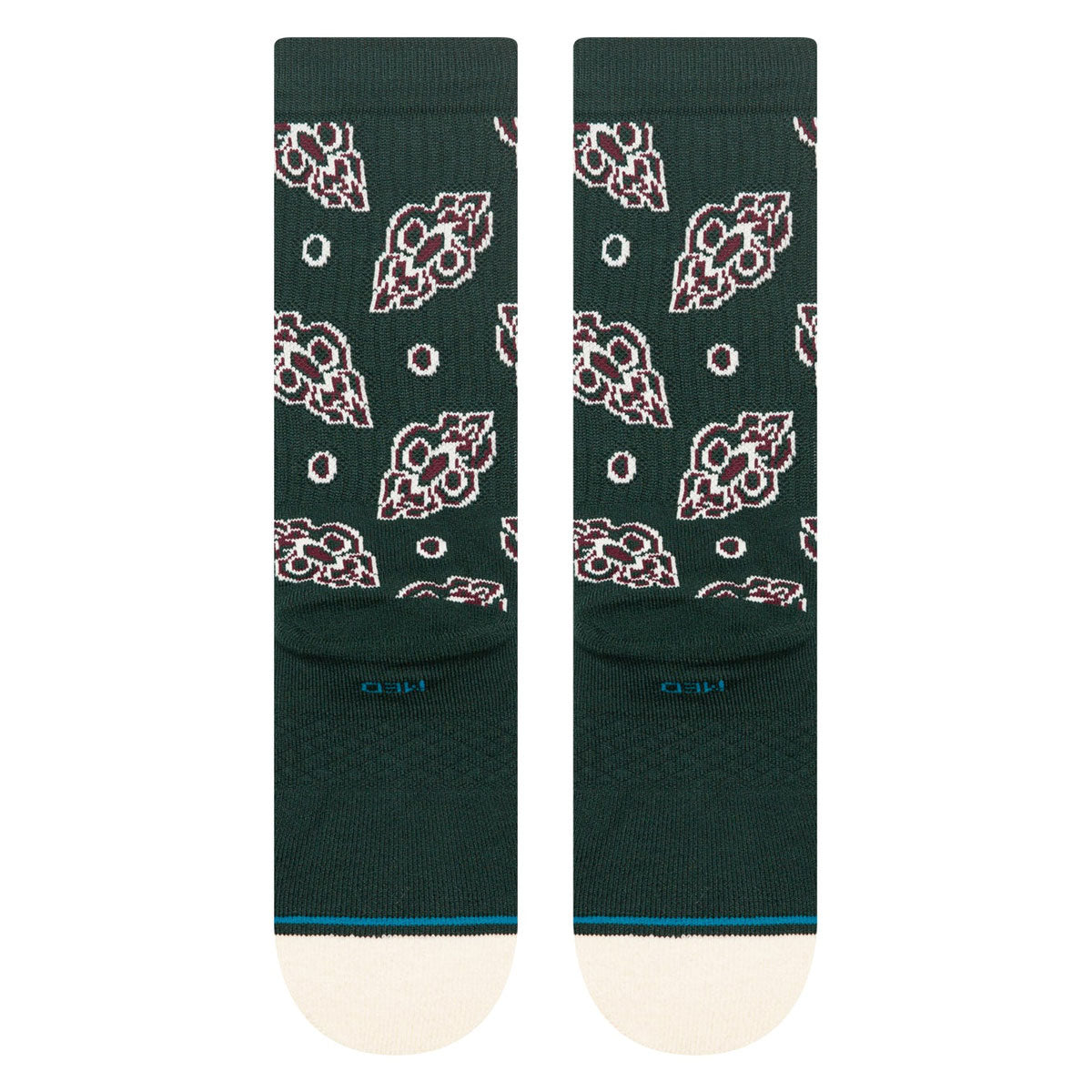 Stance Pine Brocade Crew Socks - Pine image 3