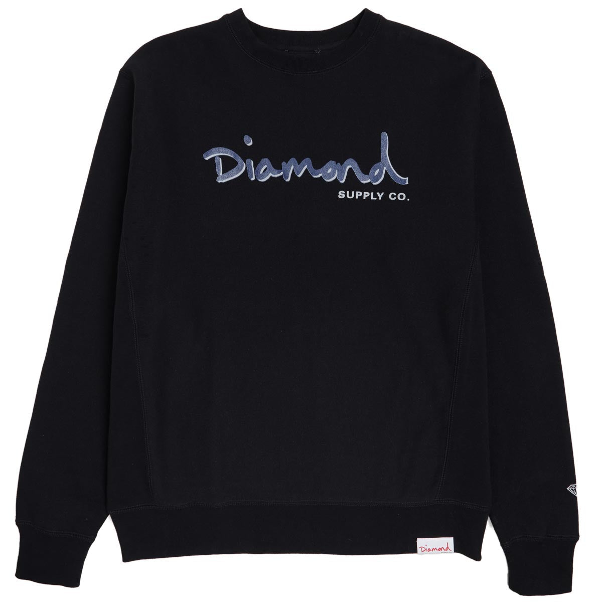Diamond Supply Co. Outline Crewneck Sweatshirt - Black image 1