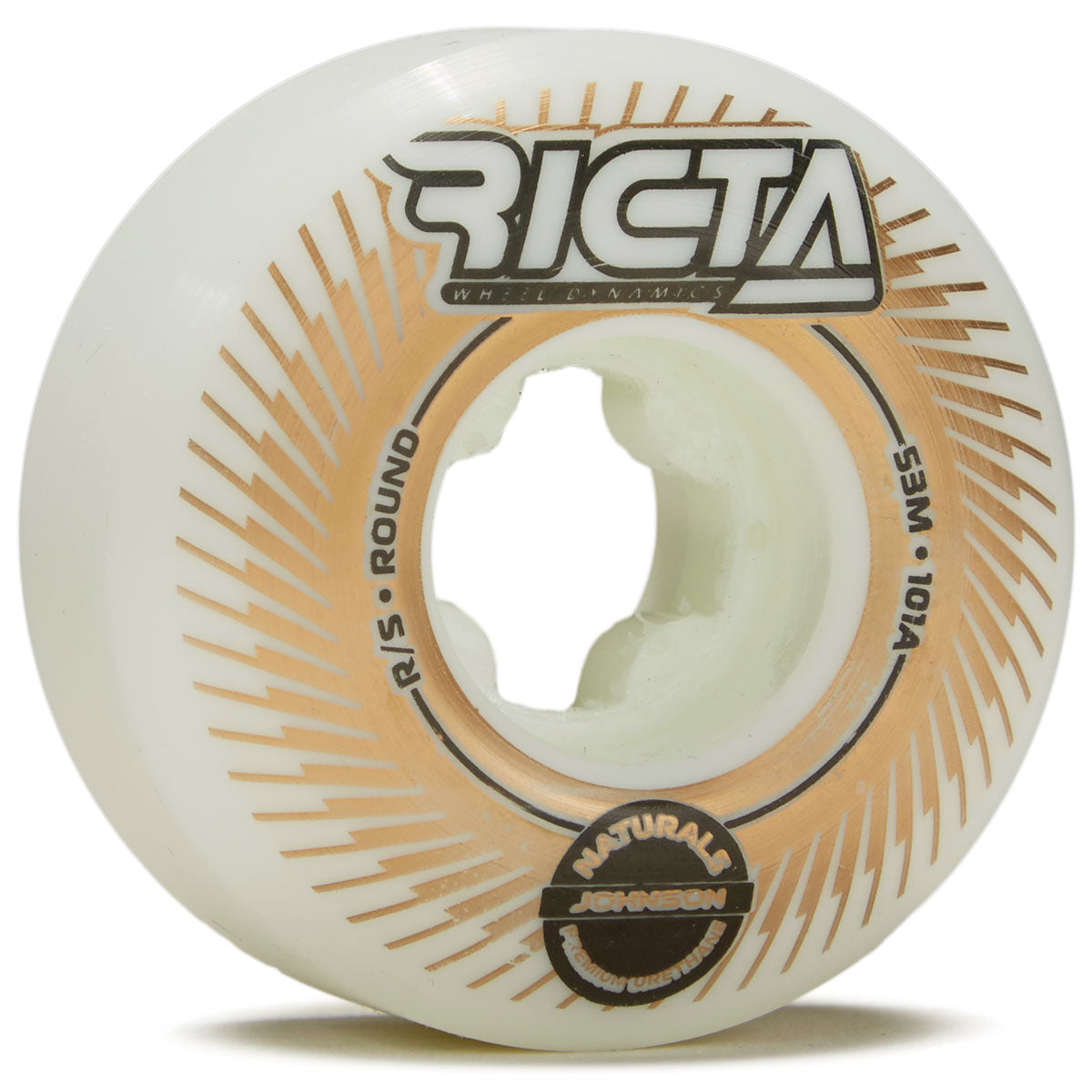 Ricta Johnson Impeller Naturals Round 101a Skateboard Wheels - 53mm image 1