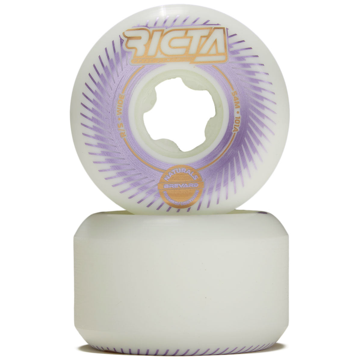 Ricta Brevard Impeller Naturals Wide 101a Skateboard Wheels - 54mm image 3