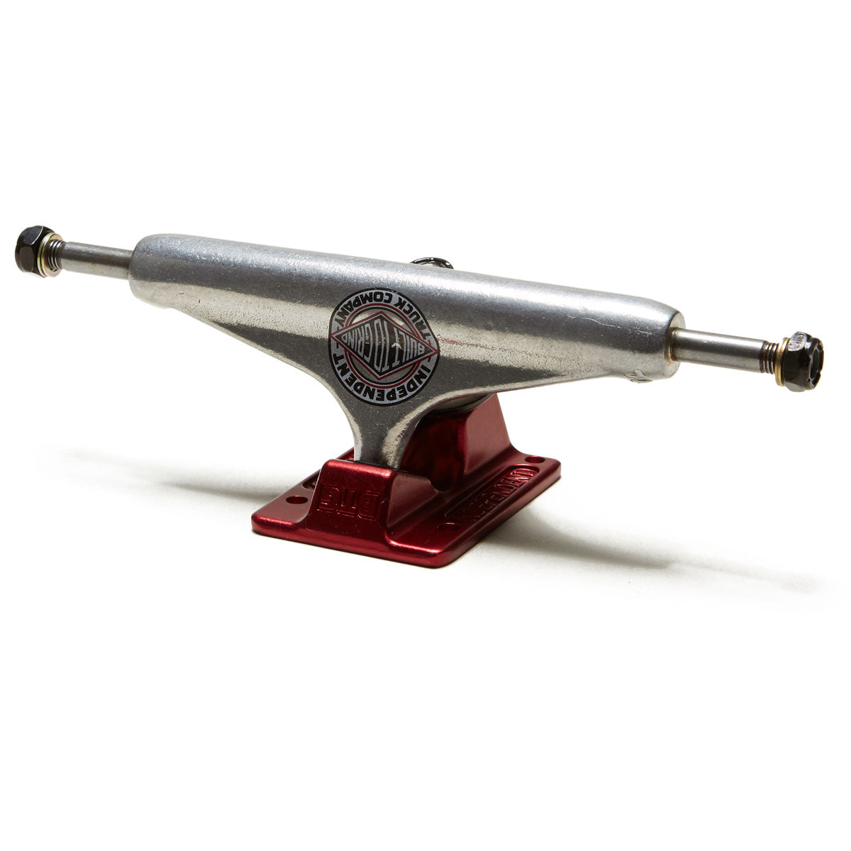 Independent Stage 11 Forged Hollow BTG Summit Standard Skateboard Trucks - Silver/Ano Red - 139mm image 1