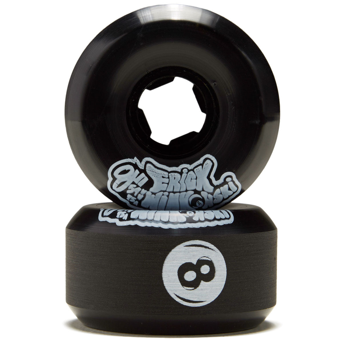 OJ Winkowski Behind The 8Ball Elite Nomads 95a Skateboard Wheels - Black - 54mm image 2