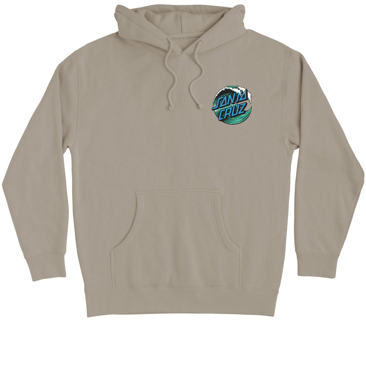 Santa Cruz Wave Dot Hoodie - Cement image 1