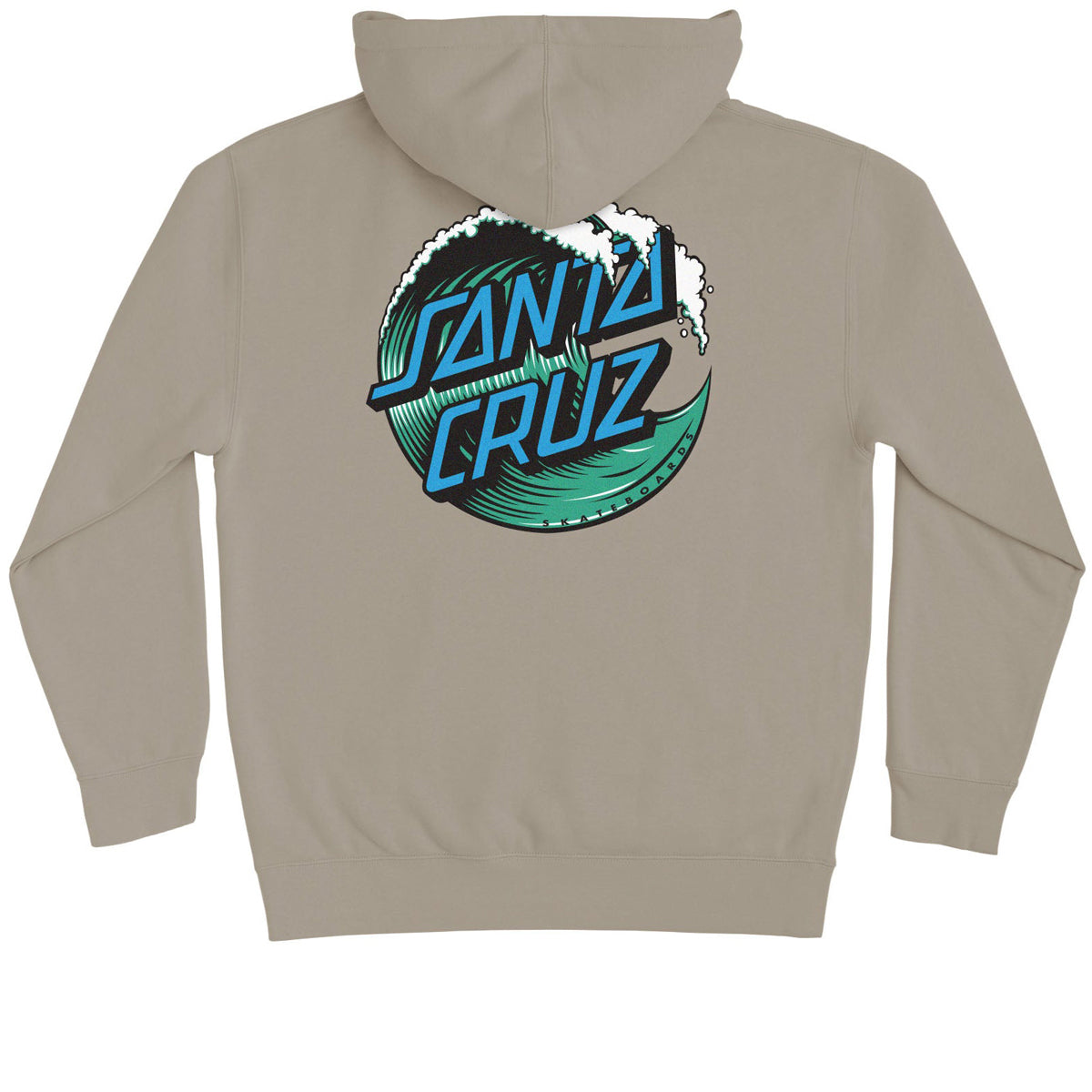 Santa Cruz Wave Dot Hoodie - Cement image 2