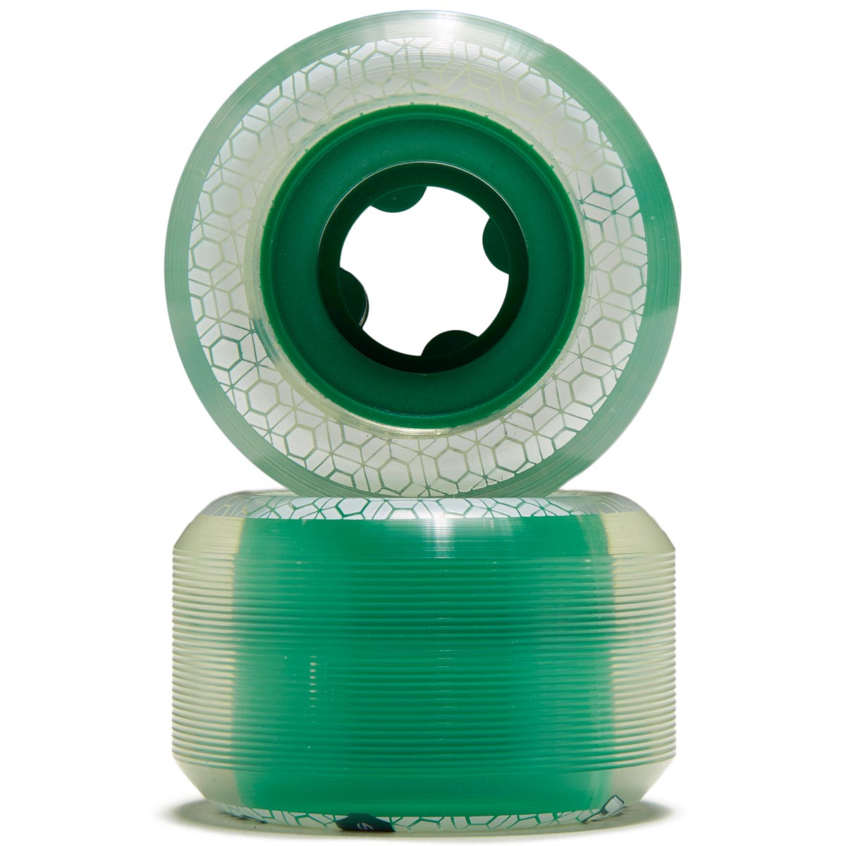 Ricta Crystal Cores Wide 95a Skateboard Wheels - Clear - 54mm image 2