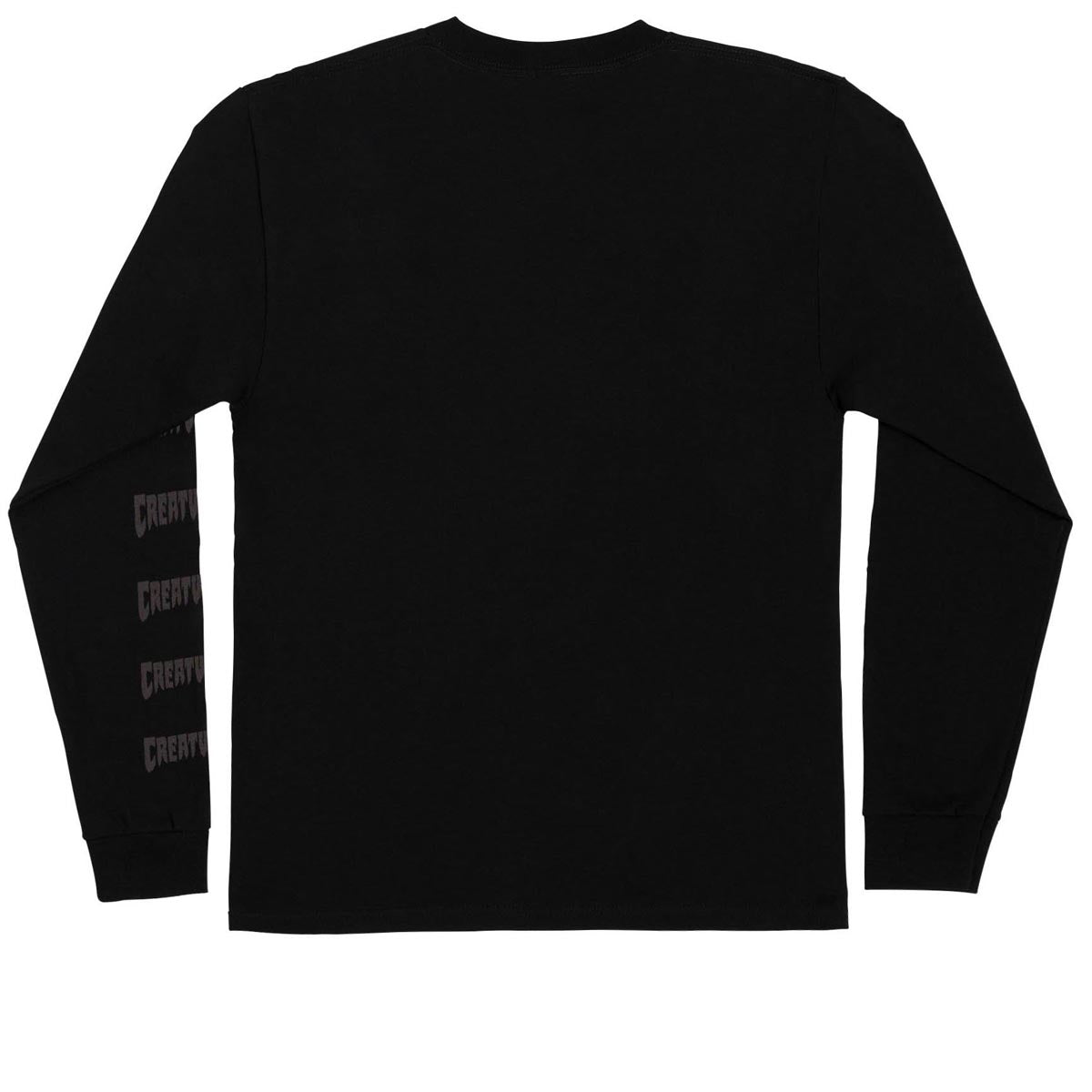 Creature Fiend Club Relic Front Long Sleeve T-Shirt - Black image 2