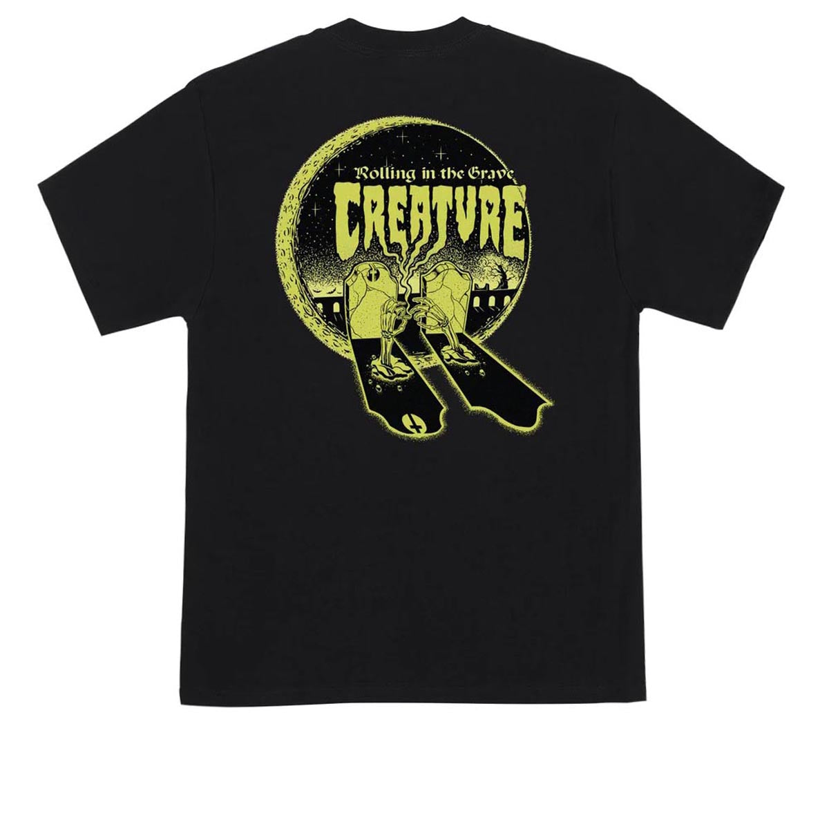 Creature Grave Roller T-Shirt - Black image 1