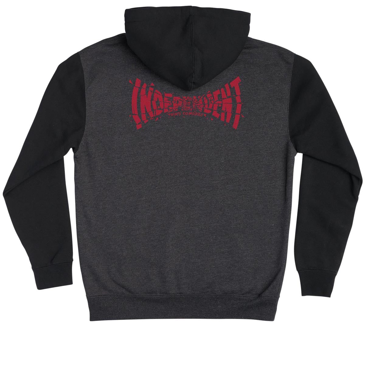 Independent Shatter Span Hoodie - Charcoal Heather/Black image 2