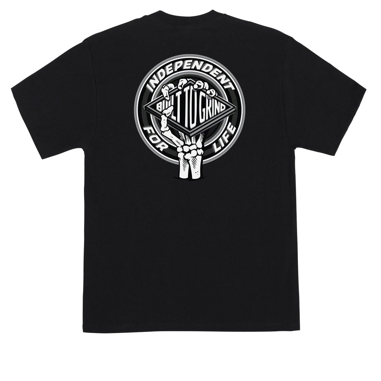 Independent For Life Clutch T-Shirt - Black image 1