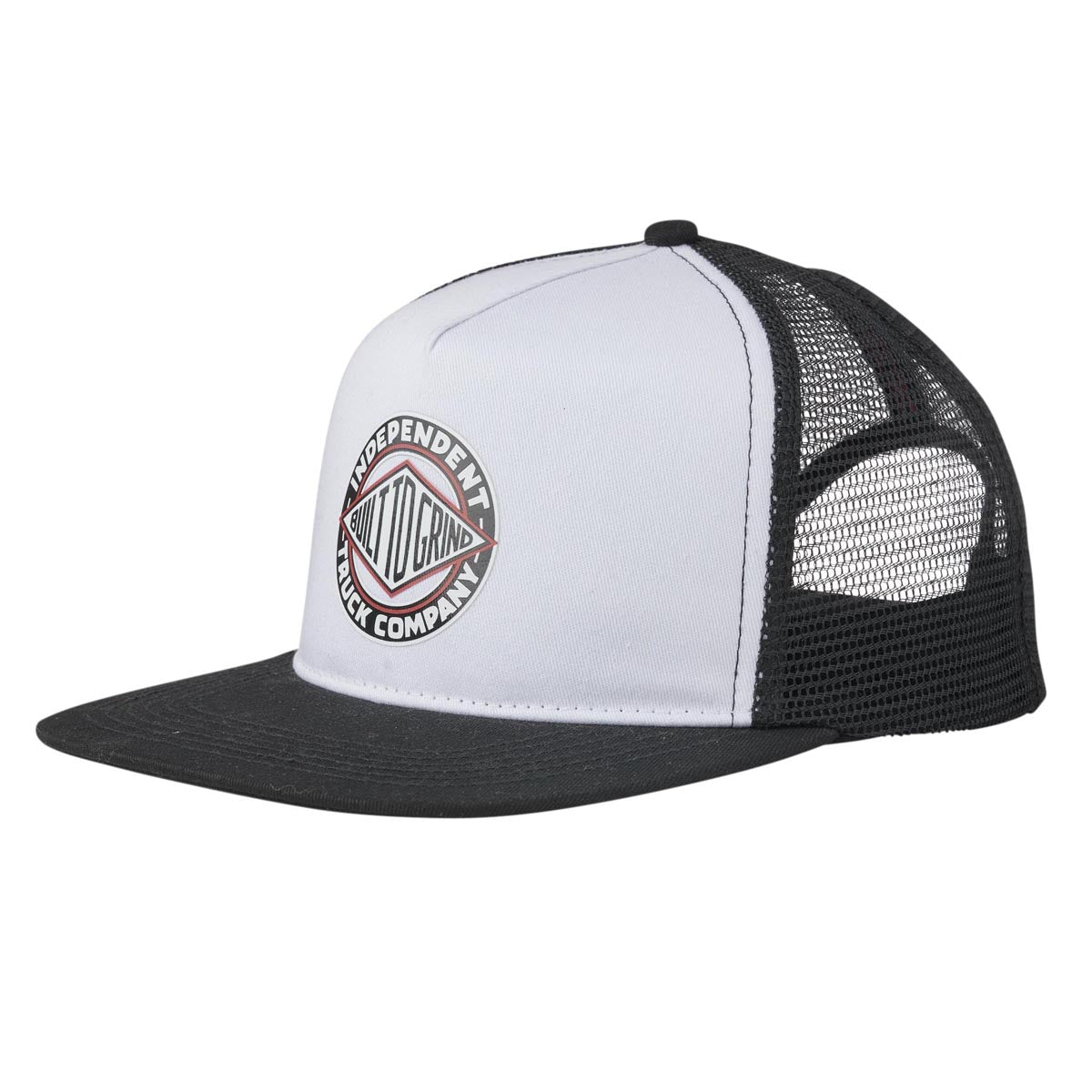 Independent BTG Summit Mesh Trucker Hat - White/Black image 1