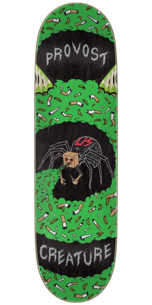 Creature Provost Spider Barf Skateboard Deck - 8.80
