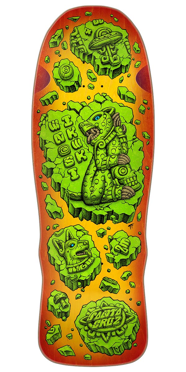 Santa Cruz Winkowski Jaguar Shaped Skateboard Deck - 10.35