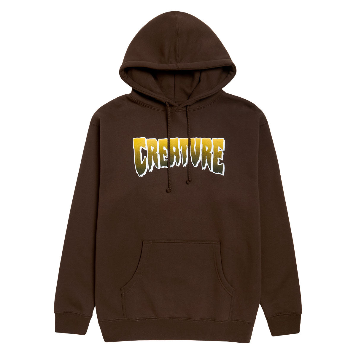 Creature Logo Hoodie - Brown image 1