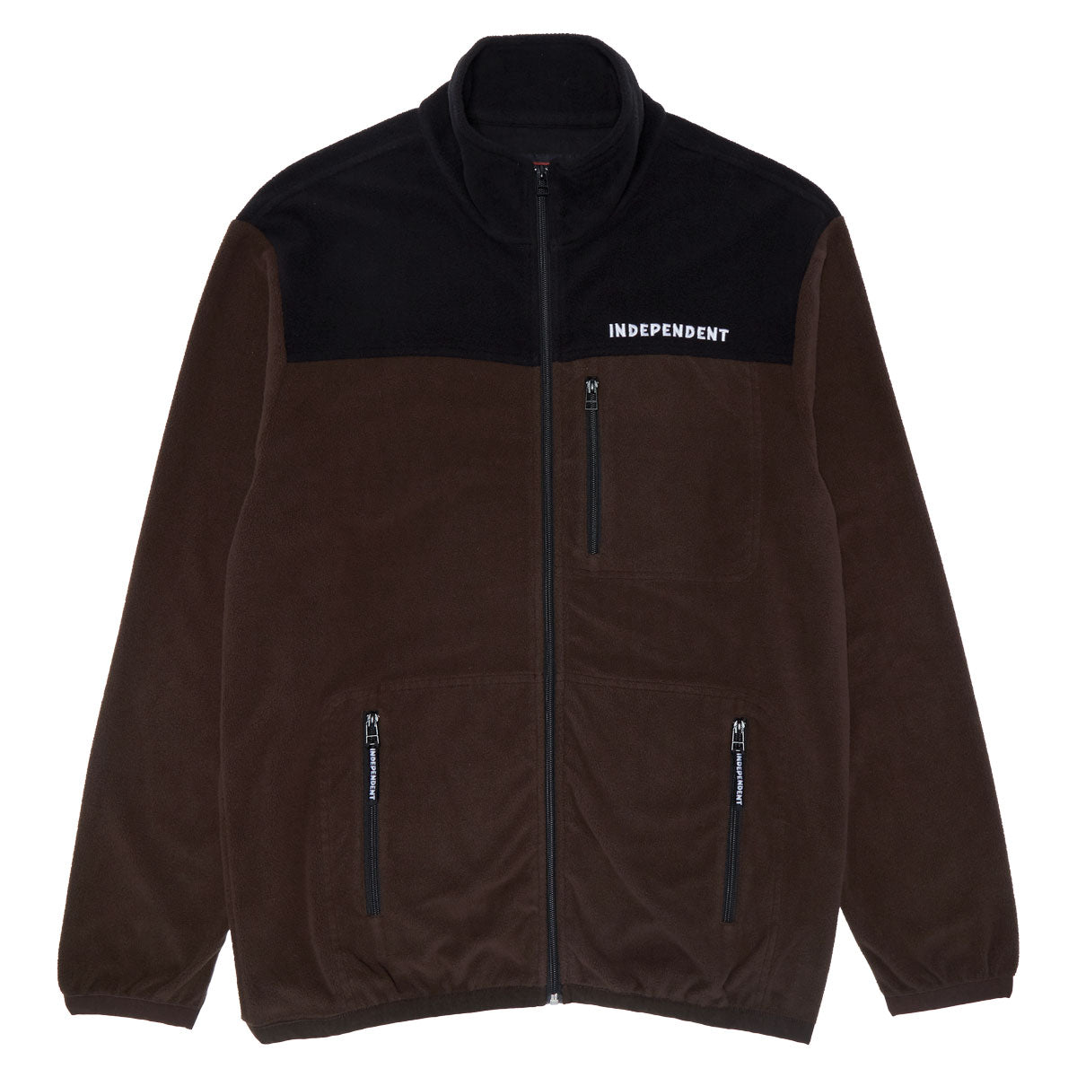 Independent BTG Fleece Jacket - Dark Brown/Black image 1
