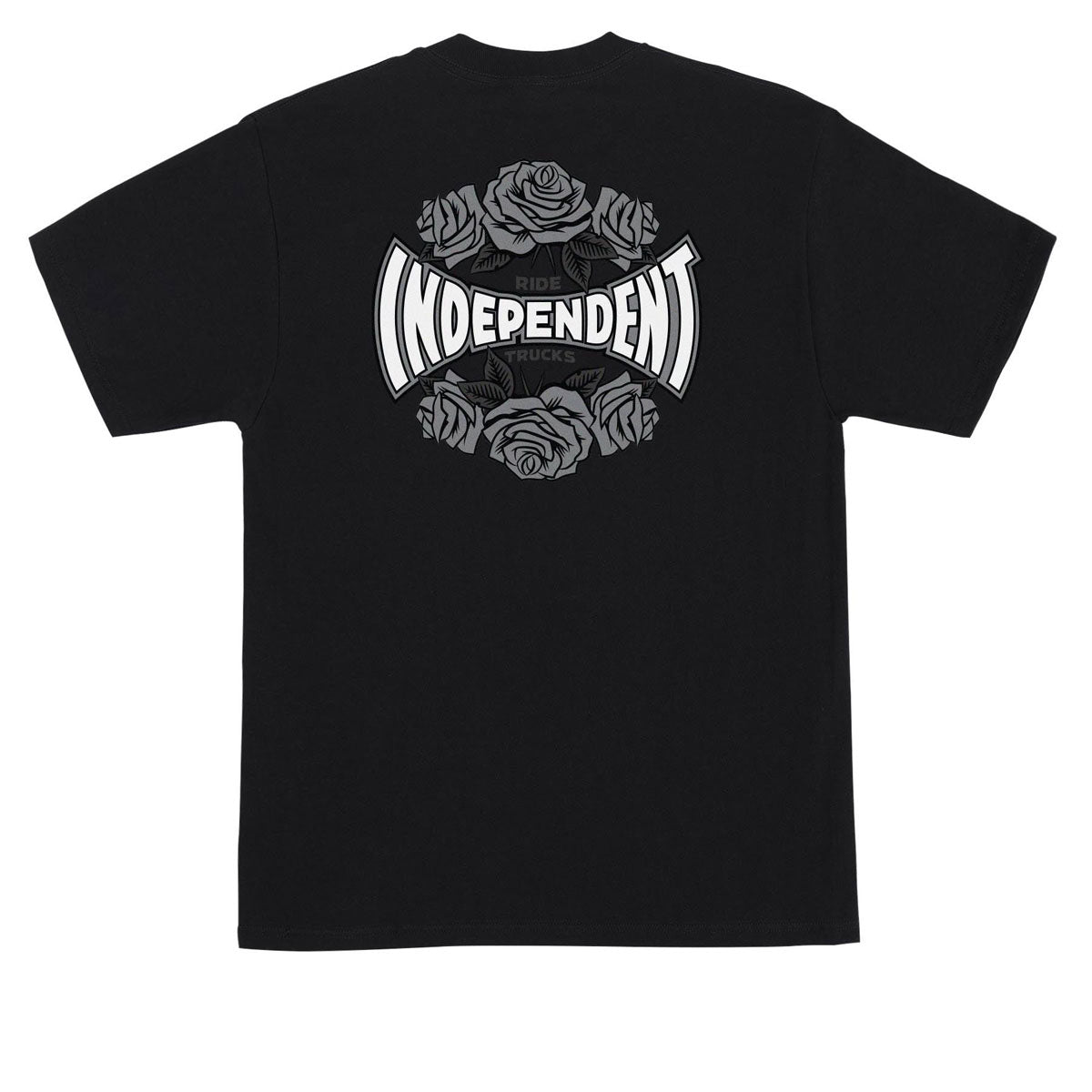 Independent Rose Span T-Shirt - Black image 1