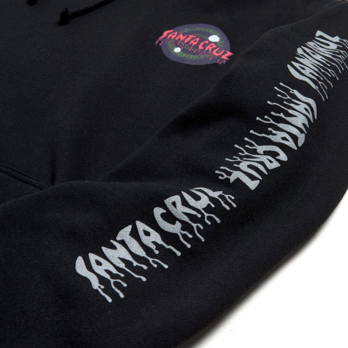 Santa Cruz Roskopp Iris Hoodie - Black image 3