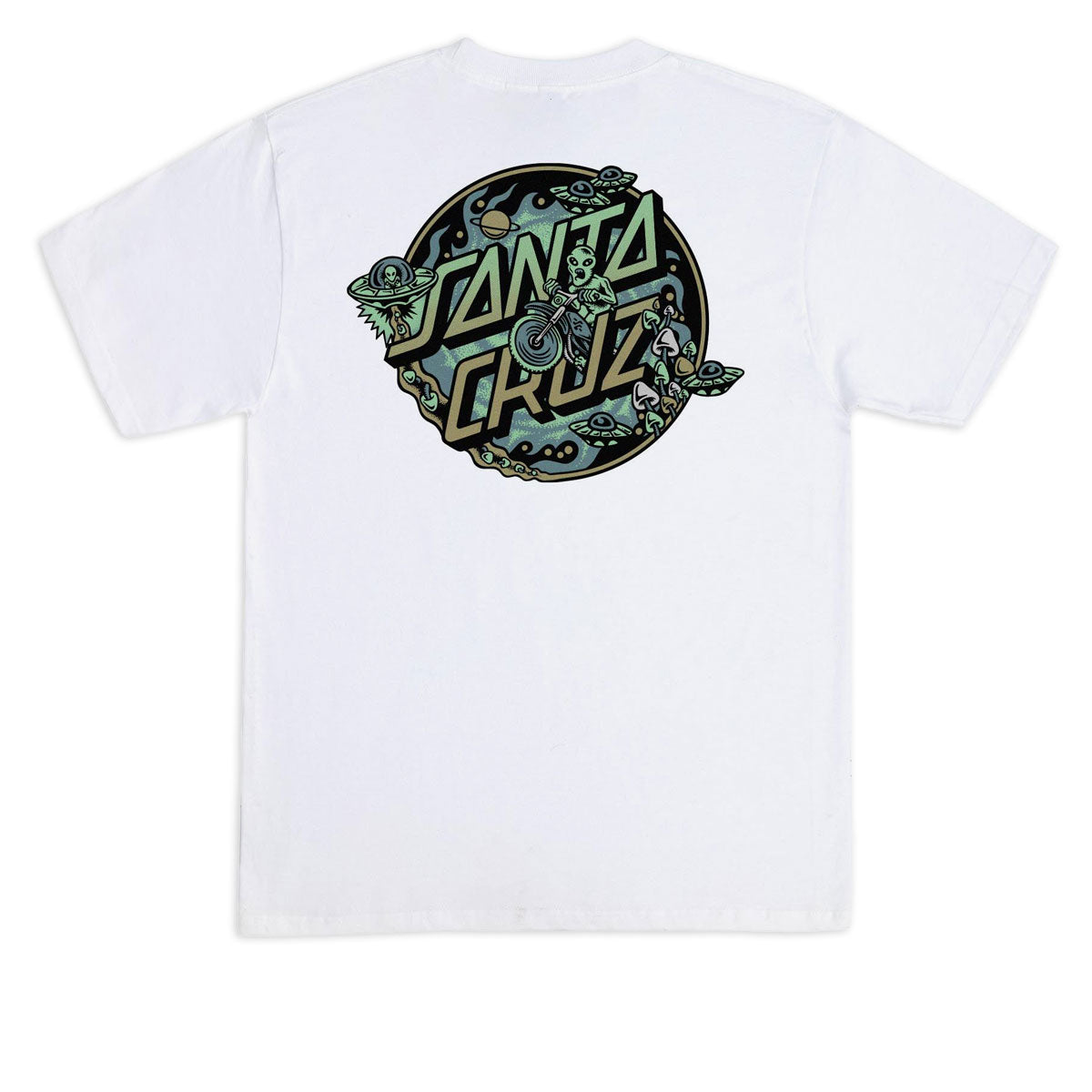 Santa Cruz Winkowski Dope Plant 2 Dot T-Shirt - White image 1