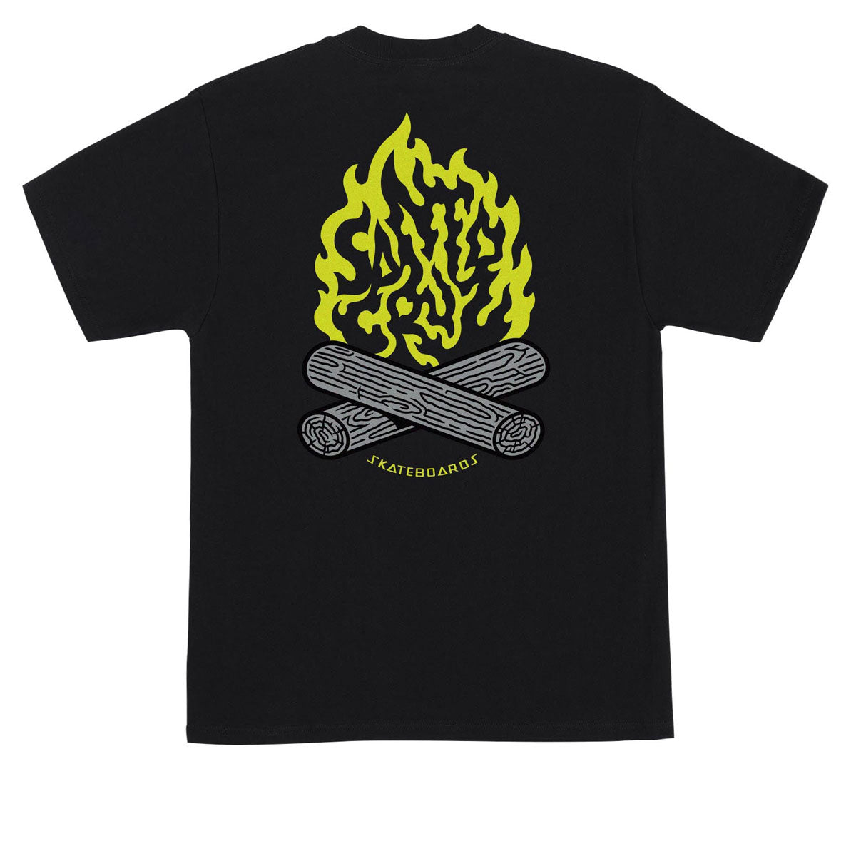 Santa Cruz Campfire T-Shirt - Black image 1